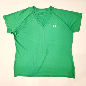 Under Armour Women's UA V-neck Short Sleeve Sports Active Shirts